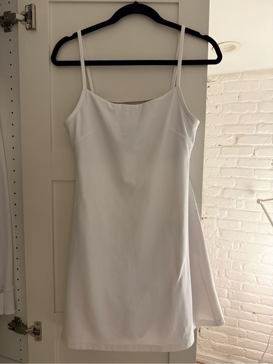 lululemon athletica Dresses & Skirts - lululemon athletica White Mini Slip Dress with Spaghetti Straps